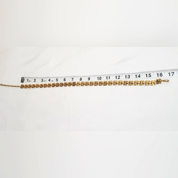 Givenchy 1980s Gold-tone Box Link Chain Necklace 22" Adjustable-Timeless Design - Picture 10 of 10